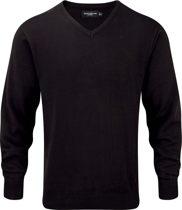 Pullover de homem com decote em V-Preto-S-RAG-Tailors-Fardas-e-Uniformes-Vestuario-Pro