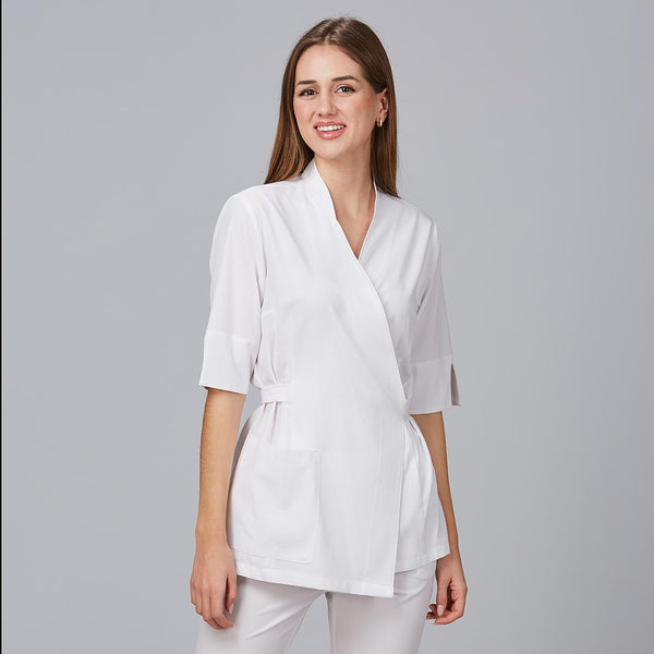 Quimono Feminino Val Paços-Branco-XS-RAG-Tailors-Fardas-e-Uniformes-Vestuario-Pro