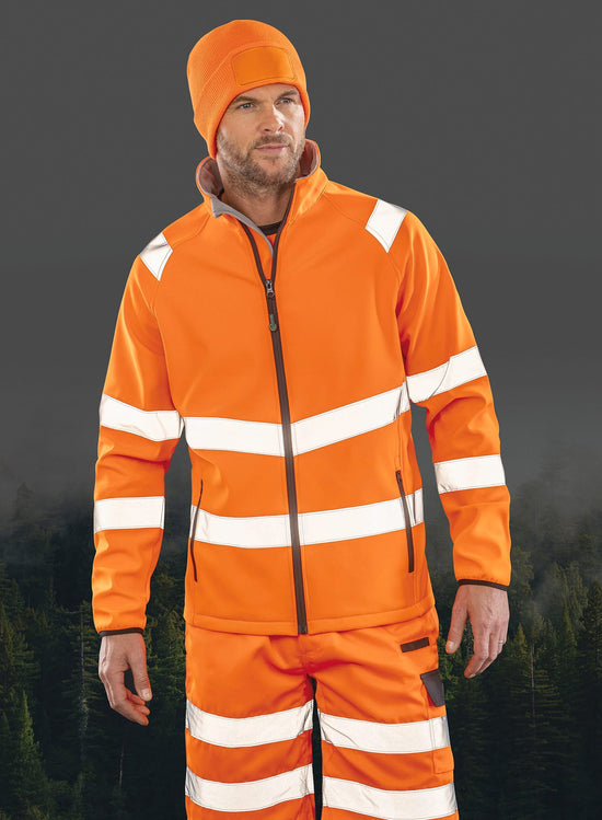 Blusão Softshell Reciclado de Alta Visibilidade