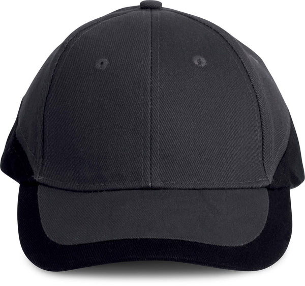 RACING - BONÉ BICOLOR DE 6 PAINÉIS-Dark Grey / Preto-One Size-RAG-Tailors-Fardas-e-Uniformes-Vestuario-Pro
