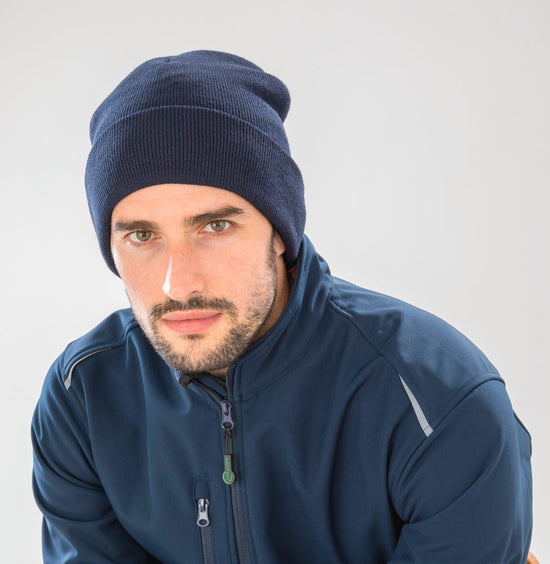 Gorro com Dobra em Material Reciclado