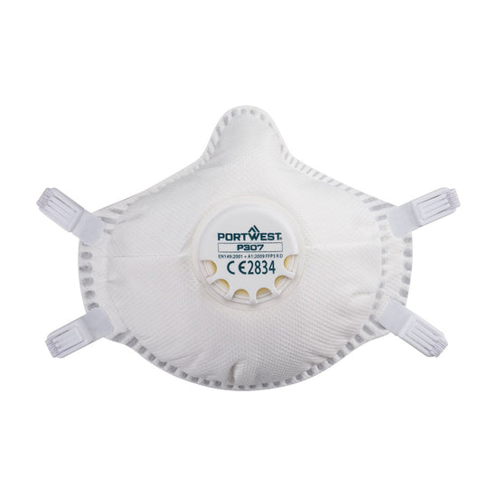 Respirador Reutilizável com Válvula FFP3 Ultimate (Pack de 5)-Branco-Único-RAG-Tailors-Fardas-e-Uniformes-Vestuario-Pro