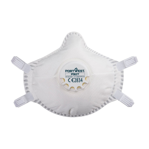 Respirador Reutilizável com Válvula FFP3 Ultimate (Pack de 5)-Branco-Único-RAG-Tailors-Fardas-e-Uniformes-Vestuario-Pro