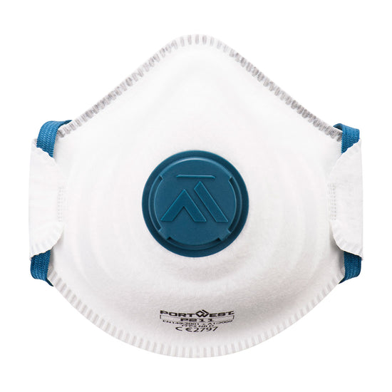 Respirador com Válvula de Carbono FFP2 (Embalagem de 10)-Branco-Único-RAG-Tailors-Fardas-e-Uniformes-Vestuario-Pro
