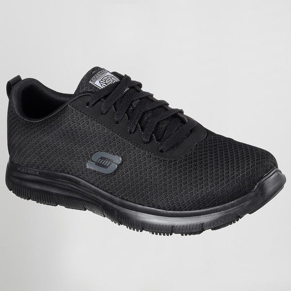 SKECHERS SAPATILHA FLEX ADVANTAGE SR-BENDON HOMEM-001 - Preto-41-RAG-Tailors-Fardas-e-Uniformes-Vestuario-Pro