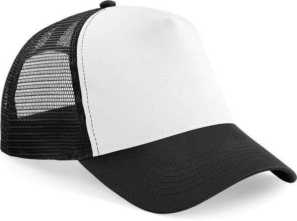 SNAPBACK TRUCKER Boné com rede-Preto / Branco-One Size-RAG-Tailors-Fardas-e-Uniformes-Vestuario-Pro