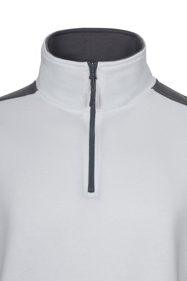 SWEATSHIRT BICOLOR COM MEIO FECHO-RAG-Tailors-Fardas-e-Uniformes-Vestuario-Pro