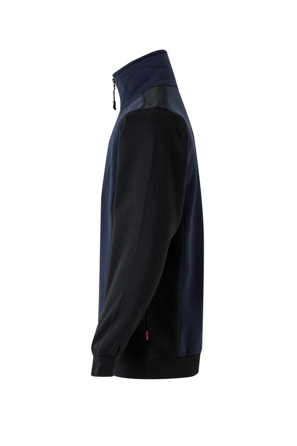 SWEATSHIRT BICOLOR COM MEIO FECHO-RAG-Tailors-Fardas-e-Uniformes-Vestuario-Pro