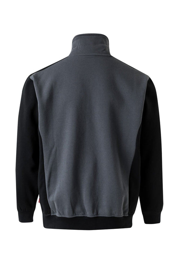 SWEATSHIRT BICOLOR COM MEIO FECHO-RAG-Tailors-Fardas-e-Uniformes-Vestuario-Pro