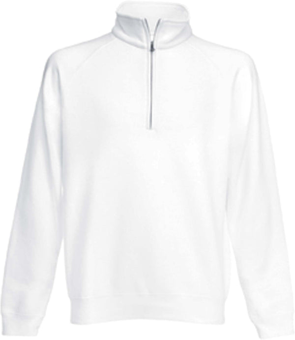 SWEATSHIRT COM 1 /2 FECHO (62-032-0)-Branco-S-RAG-Tailors-Fardas-e-Uniformes-Vestuario-Pro