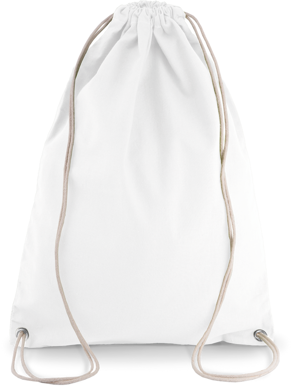 Saco Mochila com Cordões em Algodão-Branco-Único-RAG-Tailors-Fardas-e-Uniformes-Vestuario-Pro