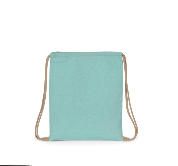 Saco Pequeno em Material Reciclado com Cordão de Ajuste Criança-Azul Topázio-Único-RAG-Tailors-Fardas-e-Uniformes-Vestuario-Pro