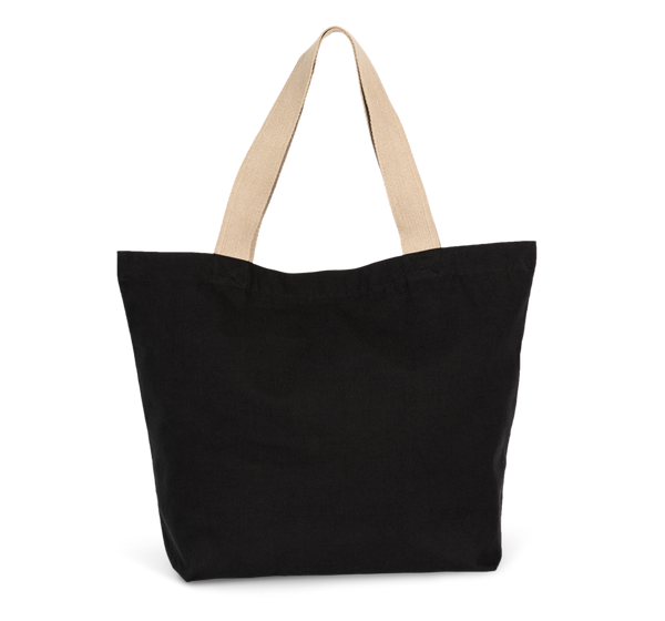 Saco de Compras Grande em Material Reciclado com Fundo Plano-Preto Noite / Cânhamo-Único-RAG-Tailors-Fardas-e-Uniformes-Vestuario-Pro