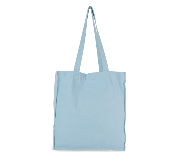 Saco de Compras / Tote Bag com Fundo e Fole em Algodão Biológico-Azul Sonho Lavado-Único-RAG-Tailors-Fardas-e-Uniformes-Vestuario-Pro