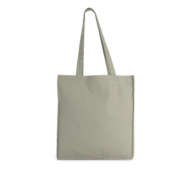 Saco de Compras / Tote Bag com Fundo e Fole em Algodão Biológico-Verde Argila Lavado-Único-RAG-Tailors-Fardas-e-Uniformes-Vestuario-Pro