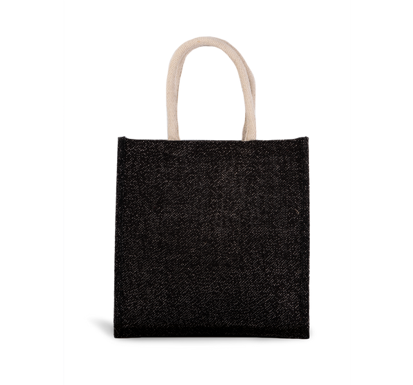 Saco de Compras em Juta Grande-Preto / Prateado-Único-RAG-Tailors-Fardas-e-Uniformes-Vestuario-Pro