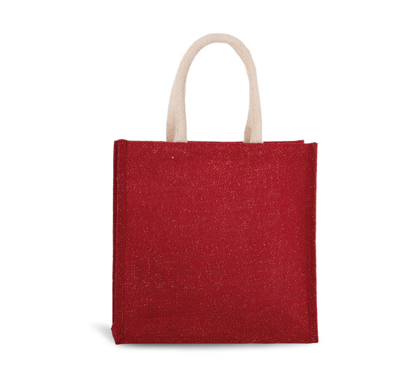 Saco de Compras em Juta Grande-Vermelho Cereja / Dourado-Único-RAG-Tailors-Fardas-e-Uniformes-Vestuario-Pro