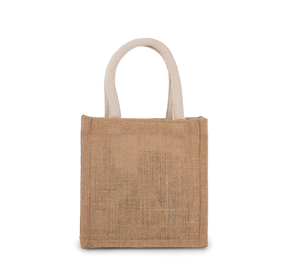 Saco de Compras em Juta Modelo Pequeno-Natural / Dourado-Único-RAG-Tailors-Fardas-e-Uniformes-Vestuario-Pro