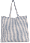 Saco de compras às riscas em juco-Azul Íris / Natural-Único-RAG-Tailors-Fardas-e-Uniformes-Vestuario-Pro