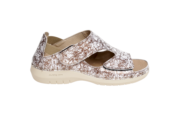 Sandálias de Conforto COMFY ROSA-Mármore Camel-35-RAG-Tailors-Fardas-e-Uniformes-Vestuario-Pro