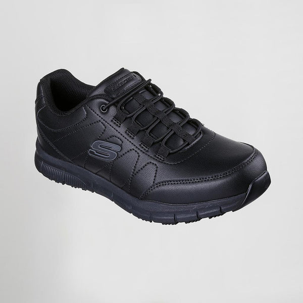 Sapatilhas de Trabalho Skechers Nampa-Osil para Homem SR Antiderrapante-Preto-001-41-RAG-Tailors-Fardas-e-Uniformes-Vestuario-Pro