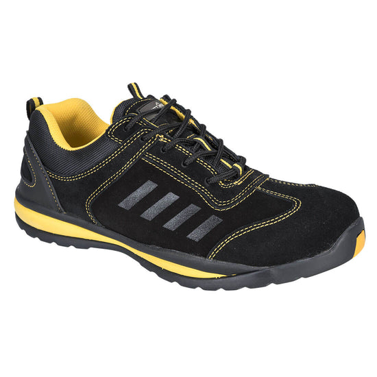 Sapato de segurança desportivo Lusum Steelite S1P HRO-Preto-36-RAG-Tailors-Fardas-e-Uniformes-Vestuario-Pro