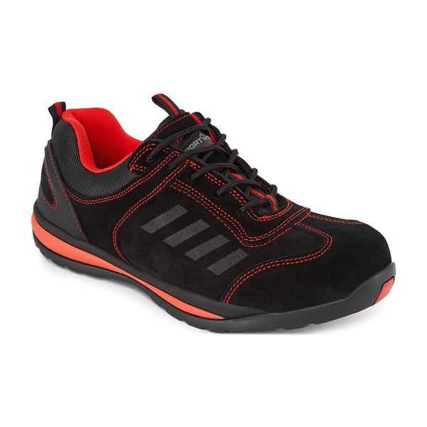 Sapato de segurança desportivo Lusum Steelite S1P HRO-Vermelho-36-RAG-Tailors-Fardas-e-Uniformes-Vestuario-Pro