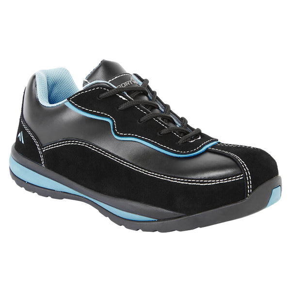 Sapato de segurança desportivo para senhora Steelite S1P HRO-Preto-36-RAG-Tailors-Fardas-e-Uniformes-Vestuario-Pro