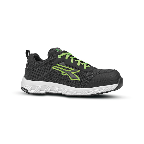 Sapatos de Trabalho Mitch-Preto / Verde-36 EU-RAG-Tailors-Fardas-e-Uniformes-Vestuario-Pro