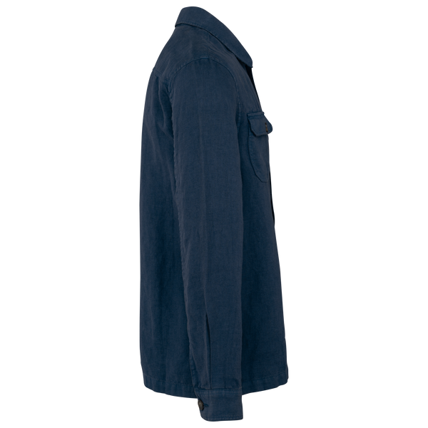 Sobrecamisa leve eco com toque de linho-RAG-Tailors-Fardas-e-Uniformes-Vestuario-Pro