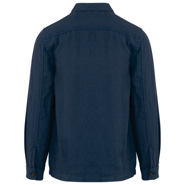 Sobrecamisa leve eco com toque de linho-RAG-Tailors-Fardas-e-Uniformes-Vestuario-Pro