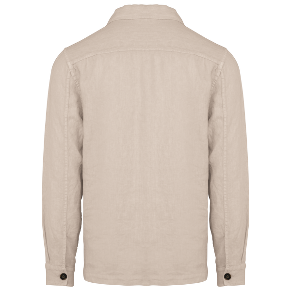 Sobrecamisa leve eco com toque de linho-RAG-Tailors-Fardas-e-Uniformes-Vestuario-Pro