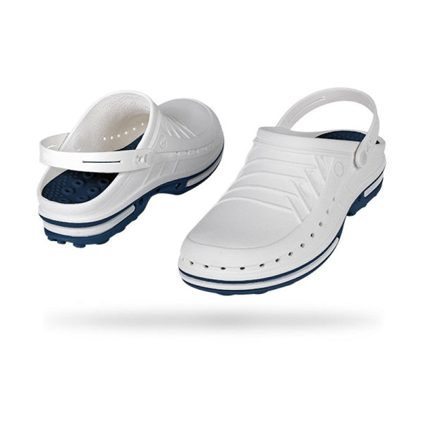 Socas Wock Clog c/ Presilha-Azul/Branco-35/36-RAG-Tailors-Fardas-e-Uniformes-Vestuario-Pro