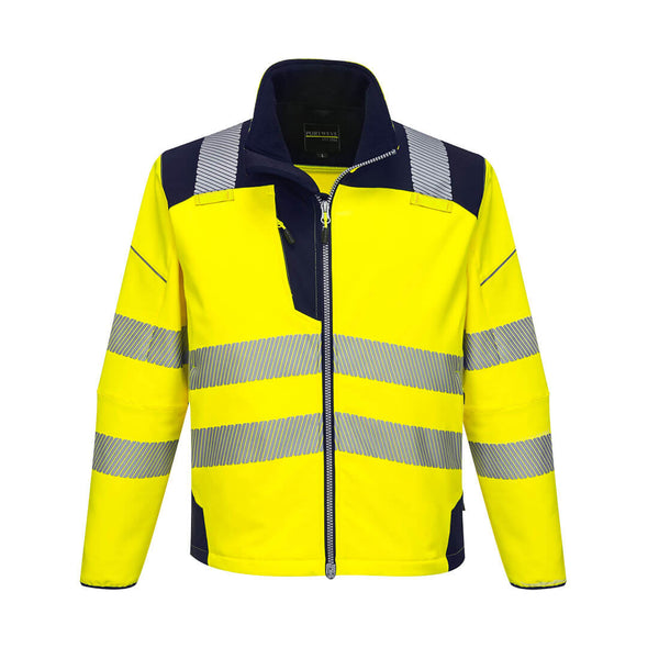 Softshell PW3 Alta Visibilidade-Amarelo/Marinho-XS-RAG-Tailors-Fardas-e-Uniformes-Vestuario-Pro