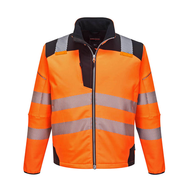 Softshell PW3 Alta Visibilidade-Laranja/Preto-XS-RAG-Tailors-Fardas-e-Uniformes-Vestuario-Pro