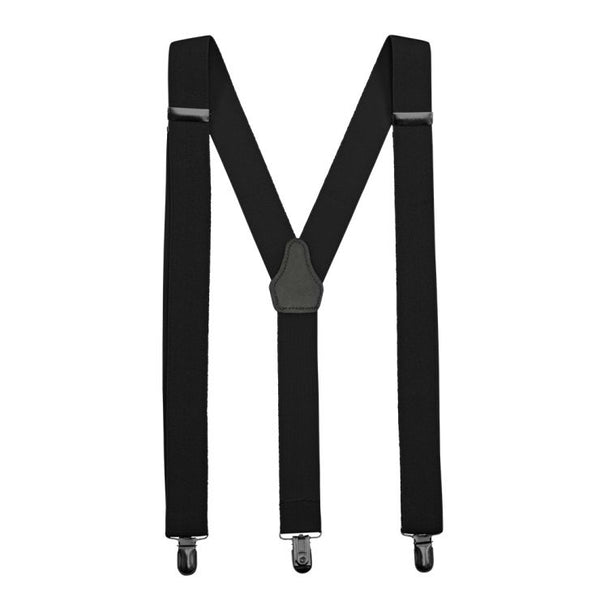 Suspensórios com Pinças Ap. Couro Preto-RAG-Tailors-Fardas-e-Uniformes-Vestuario-Pro