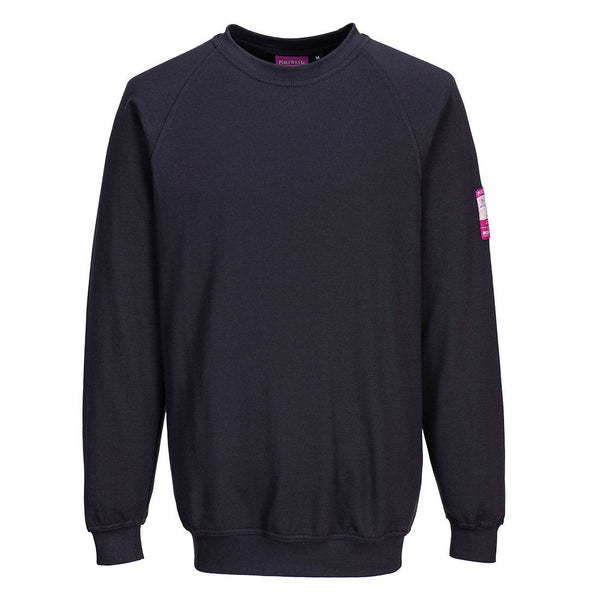 Sweat-Shirt de manga comprida Ignífuga e anti-estática-Marinho-XS-RAG-Tailors-Fardas-e-Uniformes-Vestuario-Pro