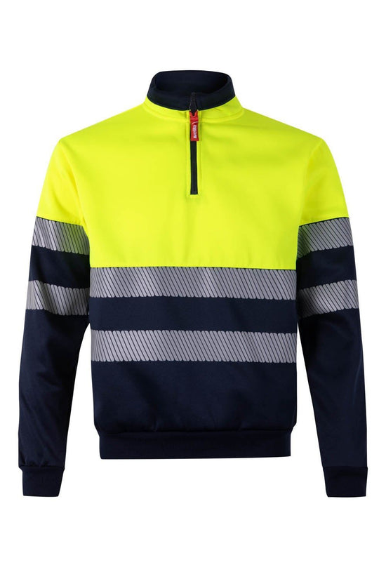 SweatShirt Bicolor Alta Visibilidade-Amarelo/Marinho-S-RAG-Tailors-Fardas-e-Uniformes-Vestuario-Pro
