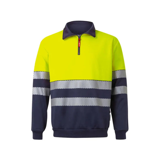 SweatShirt Bicolor Alta Visibilidade-Amarelo/Marinho-S-RAG-Tailors-Fardas-e-Uniformes-Vestuario-Pro