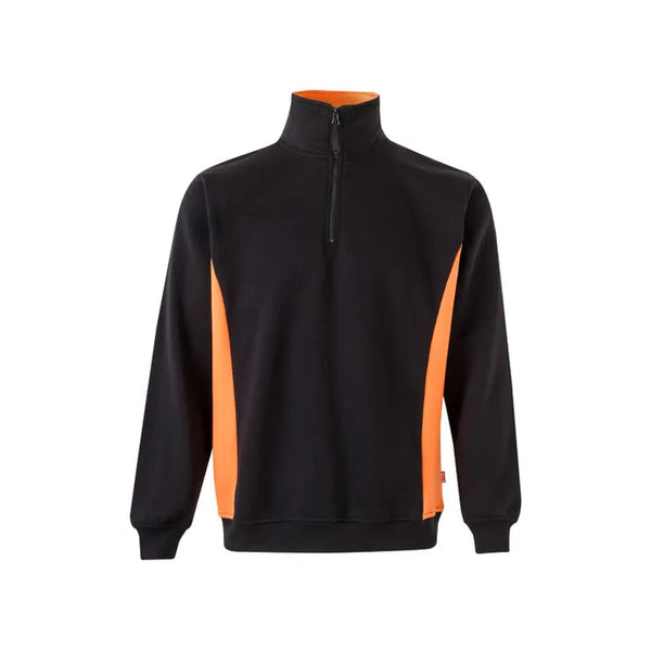 SweatShirt Bicolor c\meio fecho(1 de 2)-Prt/Larj-XS-RAG-Tailors-Fardas-e-Uniformes-Vestuario-Pro