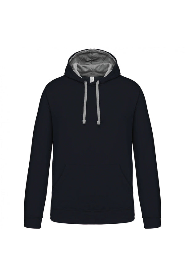 SweatShirt Homem c\capuz em constraste (2 de 2)-Navy/Fine Grey-XS-RAG-Tailors-Fardas-e-Uniformes-Vestuario-Pro