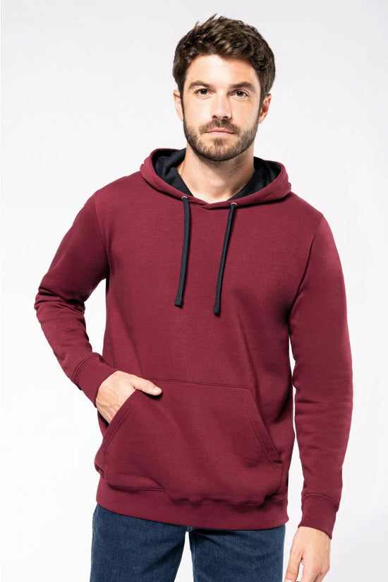 SweatShirt Homem c\capuz em constraste-RAG-Tailors-Fardas-e-Uniformes-Vestuario-Pro