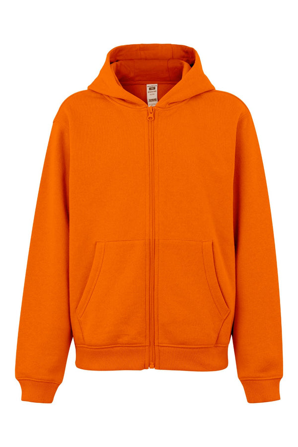 SweatShirt Infantil de fecho c\capuz Alivor (1 de 2)-Laranja-1/2-RAG-Tailors-Fardas-e-Uniformes-Vestuario-Pro