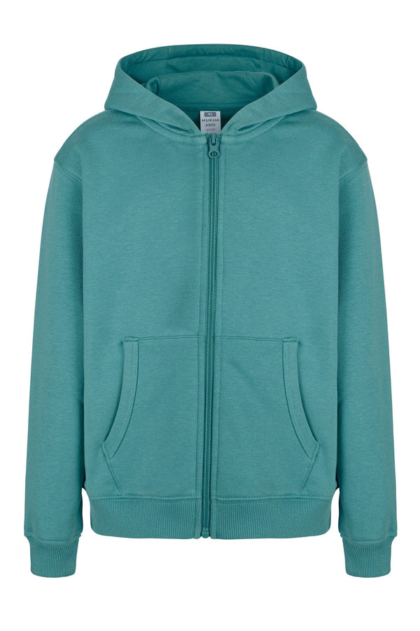 SweatShirt Infantil de fecho c\capuz Alivor (2 de 2)-Teal-1/2-RAG-Tailors-Fardas-e-Uniformes-Vestuario-Pro
