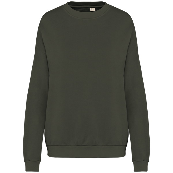 SweatShirt Oversize Unisexo Vimeiro-Worshed Organic Khaky-XS-RAG-Tailors-Fardas-e-Uniformes-Vestuario-Pro