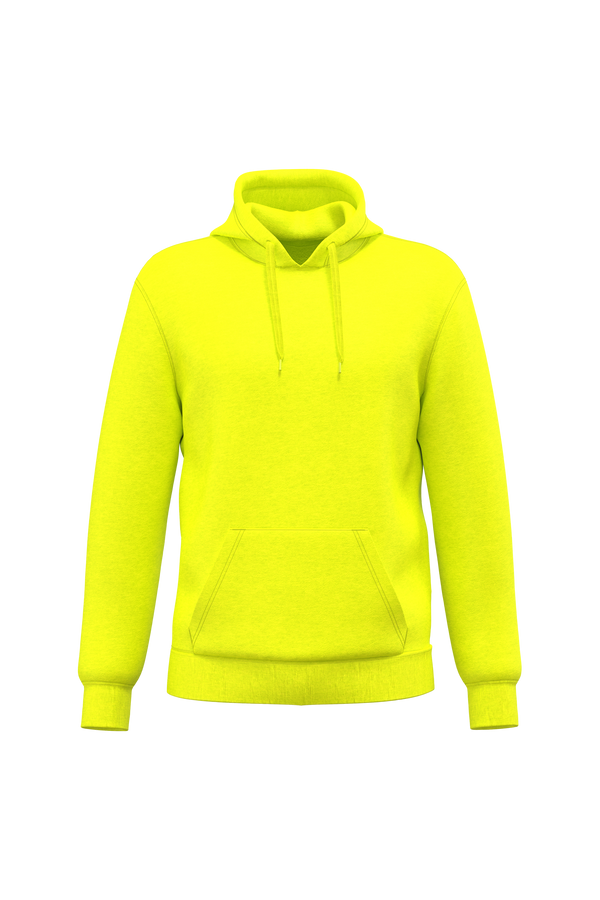 SweatShirt Reciclada c\Capuz Unisexo Malveira-Amarelo Fluorescente-S-RAG-Tailors-Fardas-e-Uniformes-Vestuario-Pro