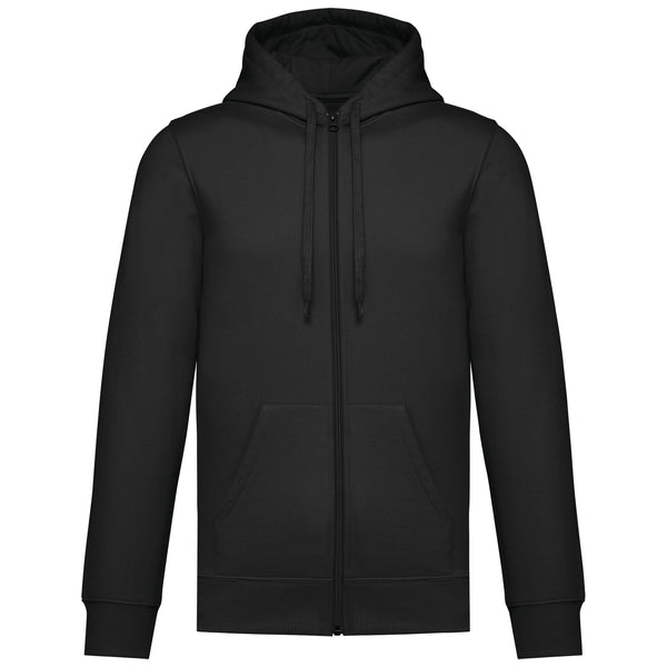 SweatShirt Reciclada c\Fecho e Capuz Malveira-Preto-XS-RAG-Tailors-Fardas-e-Uniformes-Vestuario-Pro