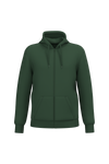 SweatShirt Reciclada c\Fecho e Capuz Malveira-Verde Floresta-S-RAG-Tailors-Fardas-e-Uniformes-Vestuario-Pro