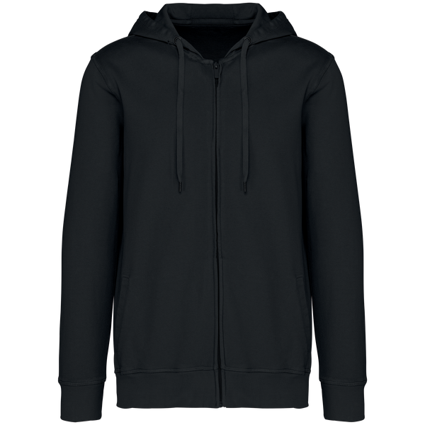 SweatShirt Unisexo c\fecho e capuz Terry280-Washed Black-XXS-RAG-Tailors-Fardas-e-Uniformes-Vestuario-Pro