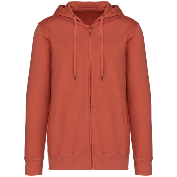 SweatShirt Unisexo c\fecho e capuz Terry280-Washed Pomelo-XXS-RAG-Tailors-Fardas-e-Uniformes-Vestuario-Pro